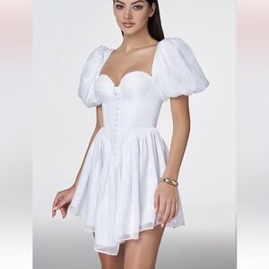 Adeirlina Bridal White Mini Dress